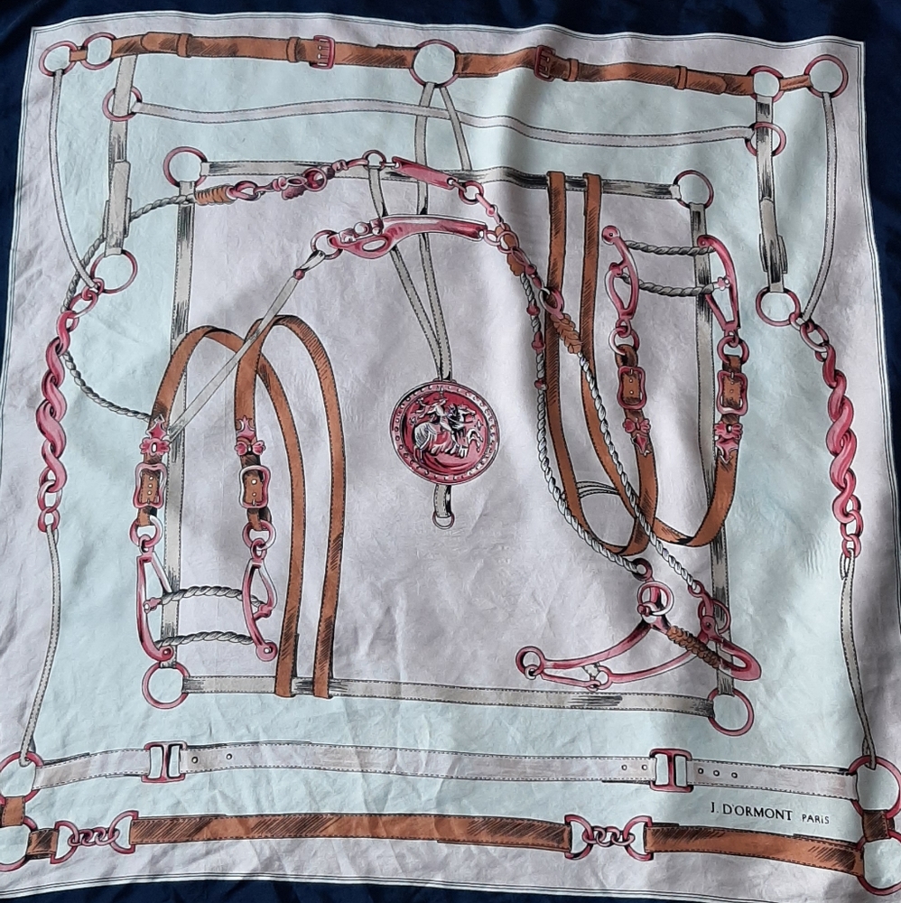 Beautiful J'DORMONT Paris ScarfDimensionInches - 29 x 29Centimeters - 74 x 74
